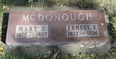 CRAGG MCDONOUGH, MARY C. - Emmet County, Iowa | MARY C. CRAGG MCDONOUGH 