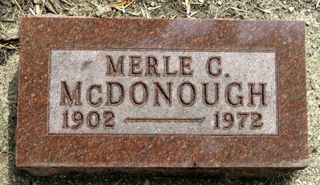 MCDONOUGH, MERLE C. - Emmet County, Iowa | MERLE C. MCDONOUGH 