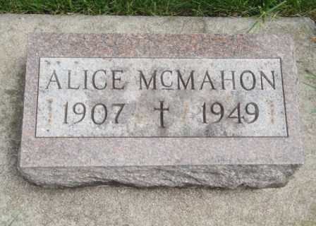 MCMAHON, ALICE - Emmet County, Iowa | ALICE MCMAHON 