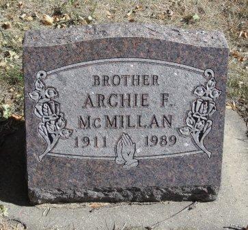 MCMILLAN, ARCHIE FILO - Emmet County, Iowa | ARCHIE FILO MCMILLAN 
