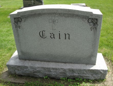 CAIN, FAMILY MONUMENT - Emmet County, Iowa | FAMILY MONUMENT CAIN 