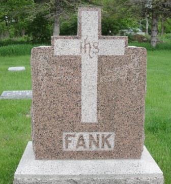 FANK, FAMILY MONUMENT - Emmet County, Iowa | FAMILY MONUMENT FANK 
