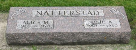 NATTERSTAD, OLIE A. - Emmet County, Iowa | OLIE A. NATTERSTAD 
