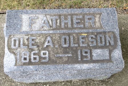OLESON, OLE A. - Emmet County, Iowa | OLE A. OLESON 