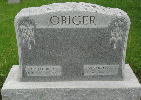 ORIGER, CATHERINE - Emmet County, Iowa | CATHERINE ORIGER 