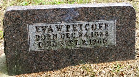 TABER PETCOFF, EVA W. - Emmet County, Iowa | EVA W. TABER PETCOFF 