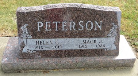 ANDERSON PETERSON, HELEN G. - Emmet County, Iowa | HELEN G. ANDERSON PETERSON 