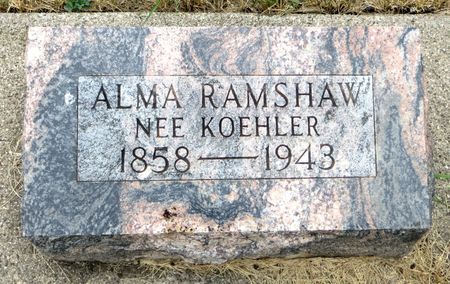 RAMSHAW, ALMA - Emmet County, Iowa | ALMA RAMSHAW 
