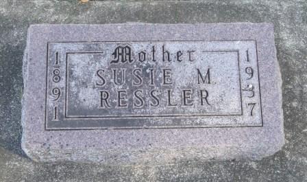 STEVENS RESSLER, SUSIE MATILDA - Emmet County, Iowa | SUSIE MATILDA STEVENS RESSLER 