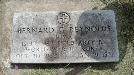REYNOLDS, BERNARD G. - Emmet County, Iowa | BERNARD G. REYNOLDS 