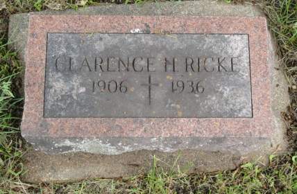 RICKE, CLARENCE H. - Emmet County, Iowa | CLARENCE H. RICKE 