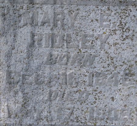 RIDLEY, MARY ELIZABETH - Emmet County, Iowa | MARY ELIZABETH RIDLEY 