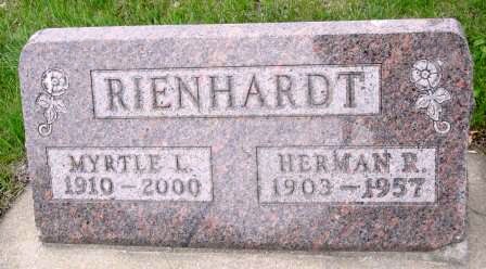 RIENHARDT, MYRTLE L. - Emmet County, Iowa | MYRTLE L. RIENHARDT 