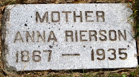 DANIELSON RIERSON, ANNA L. - Emmet County, Iowa | ANNA L. DANIELSON RIERSON 