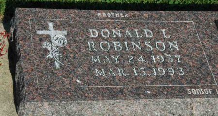 ROBINSON, DONALD L. - Emmet County, Iowa | DONALD L. ROBINSON 
