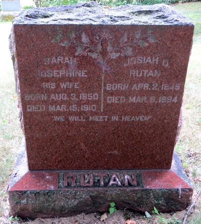 RUTAN, JOSIAH D. - Emmet County, Iowa | JOSIAH D. RUTAN 