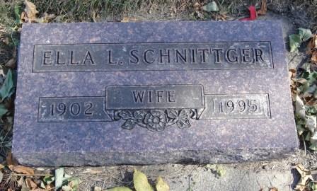 GUCKNOW SCHNITTGER, ELLA LENA - Emmet County, Iowa | ELLA LENA GUCKNOW SCHNITTGER 