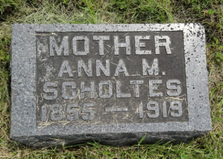 SCHOLTES, ANNA M. - Emmet County, Iowa | ANNA M. SCHOLTES 