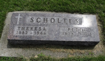SCHOLTES, PETER F., JR. - Emmet County, Iowa | PETER F., JR. SCHOLTES 