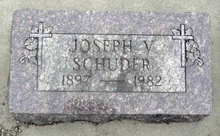 SCHUDER, JOSEPH VERNON - Emmet County, Iowa | JOSEPH VERNON SCHUDER 