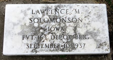 SOLOMONSON, LAWRENCE M. - Emmet County, Iowa | LAWRENCE M. SOLOMONSON 