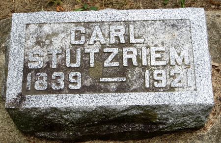 STUTZRIEM, CARL - Emmet County, Iowa | CARL STUTZRIEM 