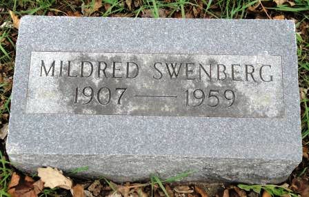 WELLS SWENBERG, MILDRED G. - Emmet County, Iowa | MILDRED G. WELLS SWENBERG 