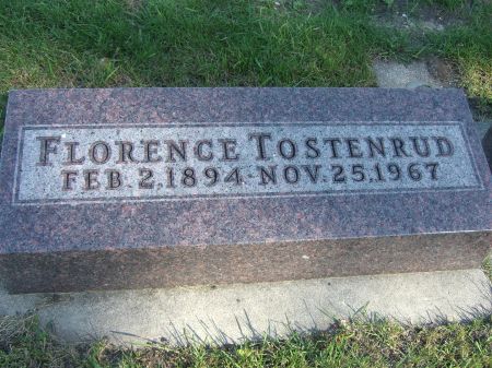 TOSTENRUD, FLORENCE - Emmet County, Iowa | FLORENCE TOSTENRUD 