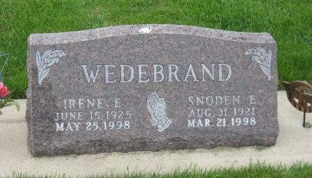WEDEBRAND, IRENE E. - Emmet County, Iowa | IRENE E. WEDEBRAND 