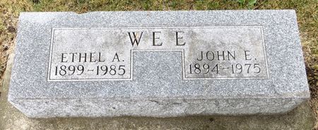 WEE, ETHEL AMELIA - Emmet County, Iowa | ETHEL AMELIA WEE 