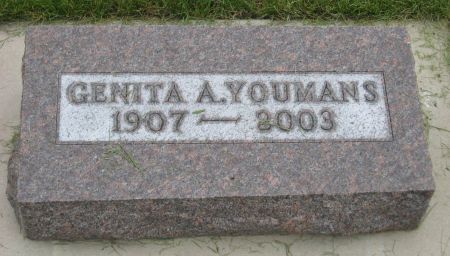 YOUMANS, GENITA A. - Emmet County, Iowa | GENITA A. YOUMANS 
