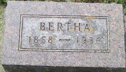 **, BERTHA - Fayette County, Iowa | BERTHA ** 
