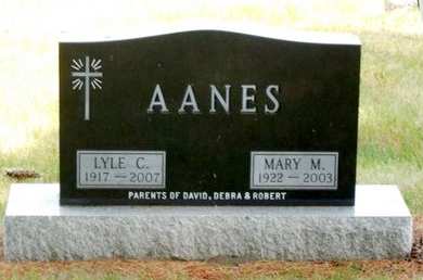 AANES, MARY M. - Fayette County, Iowa | MARY M. AANES 