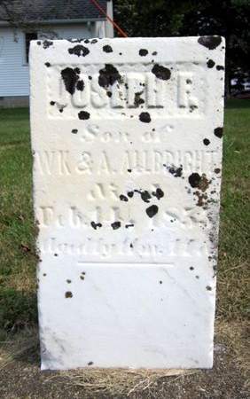 ALLBRIGHT, JOSEPH - Fayette County, Iowa | JOSEPH ALLBRIGHT 