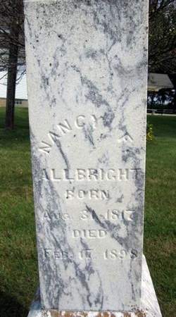 ALLBRIGHT, NANCY F. - Fayette County, Iowa | NANCY F. ALLBRIGHT 