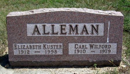 KUSTER ALLEMAN, ELIZABETH - Fayette County, Iowa | ELIZABETH KUSTER ALLEMAN 