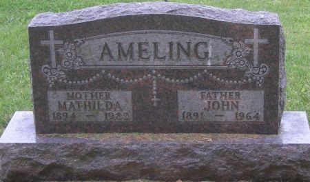 AMELING, MATHILDA - Fayette County, Iowa | MATHILDA AMELING 
