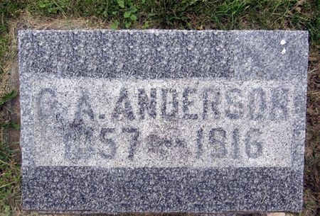 ANDERSON, G.A. - Fayette County, Iowa | G.A. ANDERSON 