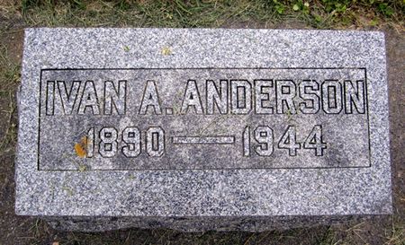 ANDERSON, IVAN A. - Fayette County, Iowa | IVAN A. ANDERSON 