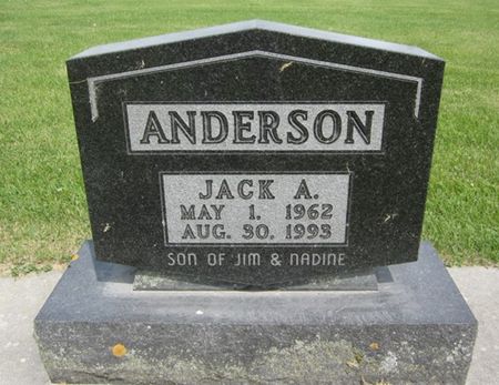 ANDERSON, JACK A. - Fayette County, Iowa | JACK A. ANDERSON 