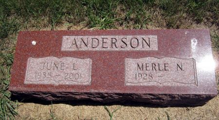 MILLER ANDERSON, JUNE L. - Fayette County, Iowa | JUNE L. MILLER ANDERSON 