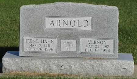 ARNOLD, IRENE - Fayette County, Iowa | IRENE ARNOLD 
