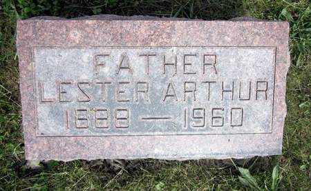 ARTHUR, LESTER - Fayette County, Iowa | LESTER ARTHUR 