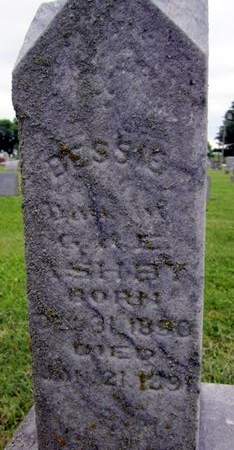 ASHBY, BESSIE - Fayette County, Iowa | BESSIE ASHBY 