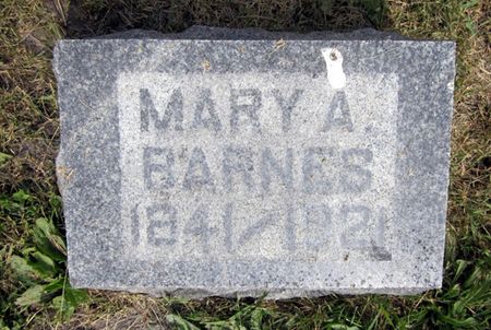 BARNES, MARY ANN - Fayette County, Iowa | MARY ANN BARNES 