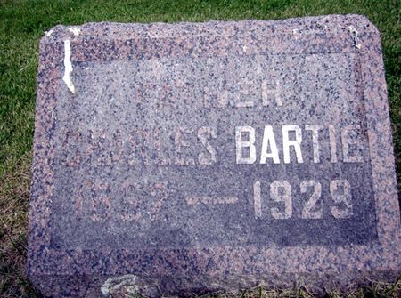 BARTIE, CHARLES - Fayette County, Iowa | CHARLES BARTIE 