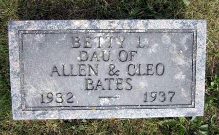 BATES, BETTY LOU - Fayette County, Iowa | BETTY LOU BATES 