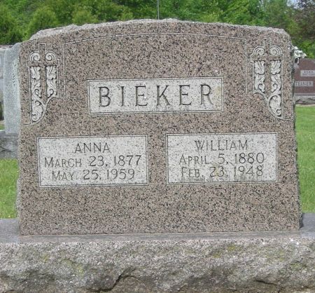 BIEKER, WILLIAM - Fayette County, Iowa | WILLIAM BIEKER 