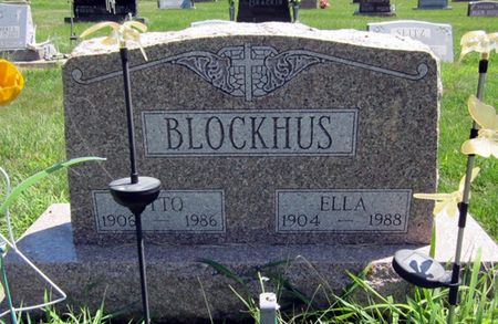 FREDERICH BLOCKHUS, ELLA - Fayette County, Iowa | ELLA FREDERICH BLOCKHUS 