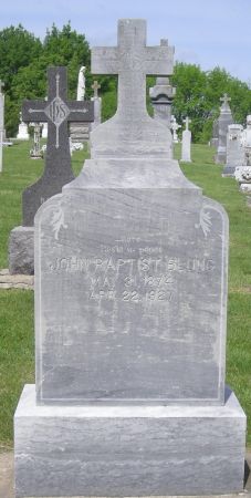BLONG, JOHN BAPTIST - Fayette County, Iowa | JOHN BAPTIST BLONG 